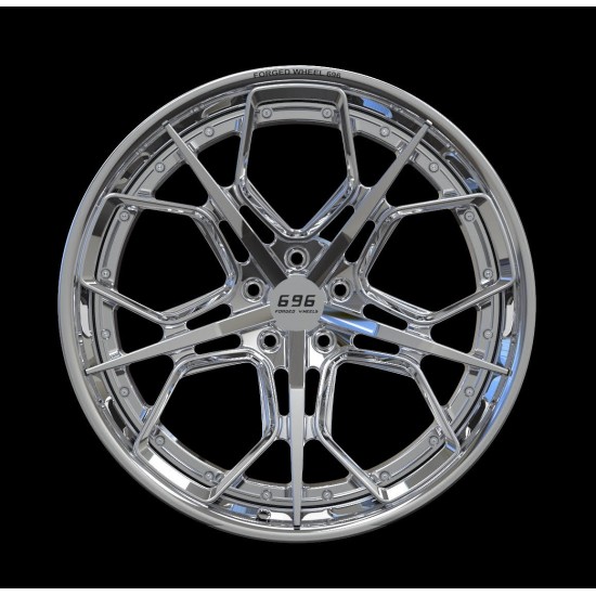 Cerchi scomponibili full crome stella 