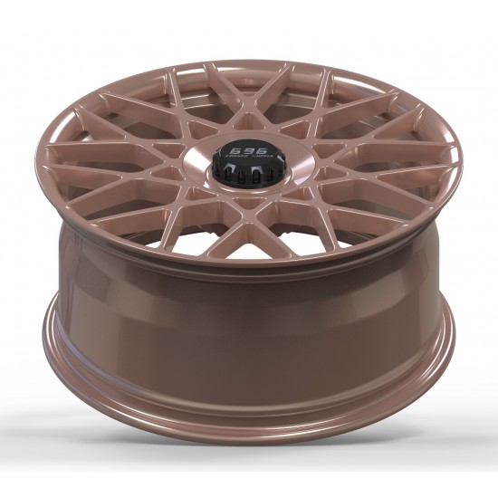 Cerchi color bronzo con big caps copri bulloni FG005