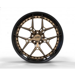 Cerchi scomponibili 2 pezzi canale nero rosa bronzo opaco