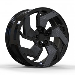 Cerchi monoblocco in con razze in carbonio