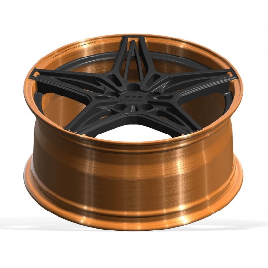 Progetto cerchi monoblocco bronzo e neri