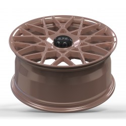 Cerchi color bronzo con big caps copri bulloni FG005